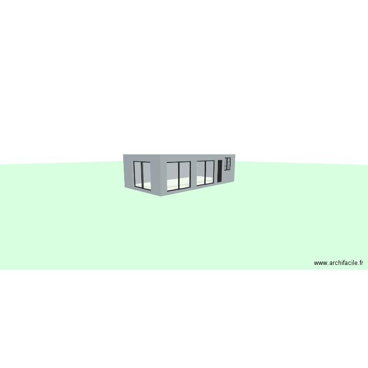 agrandissement le breuil. Plan de 2 pièces et 40 m2