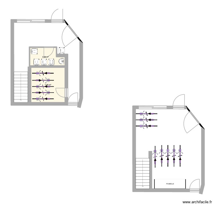 Aménagement de la cour. Plan de 0 pièce et 0 m2