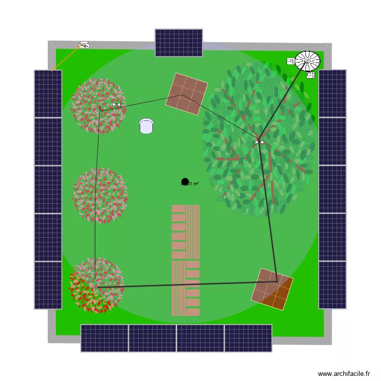 rayan marie rose. Plan de 1  et 96 m²