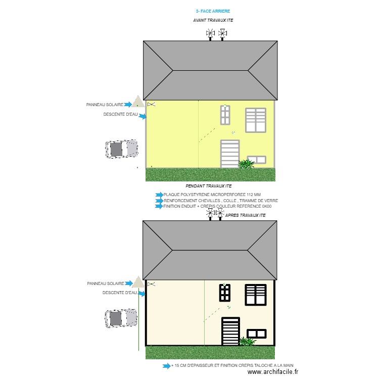 EVANNO 4. Plan de 54 pièces et 190 m2