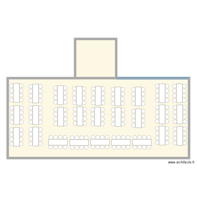 Plan mariage. Plan de 2 pièces et 254 m2