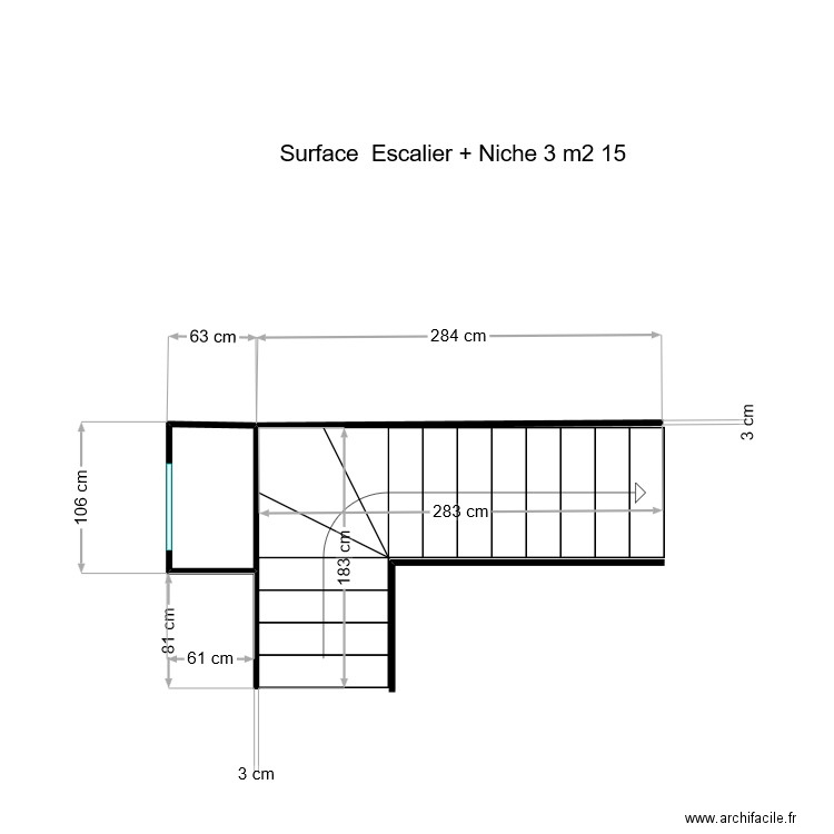 Escalier. Plan de 0 pièce et 0 m2