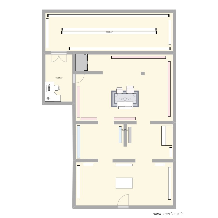 market. Plan de 0 pièce et 0 m2