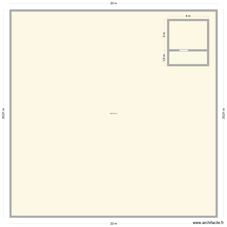 Terrain 1-Petit Yapo rails. Plan de 