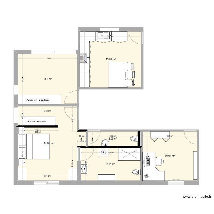 Zonmé. Plan de 0 pièce et 0 m2