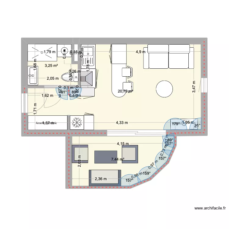 bella vista. Plan de 