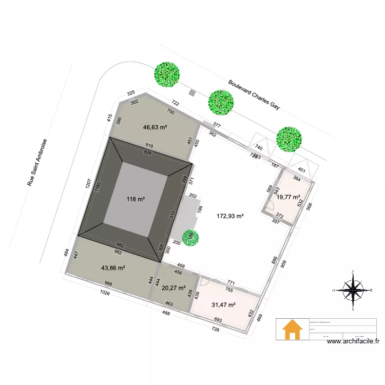PLAN MASSE CONSTRUCTION MELUN NEW2. Plan de 