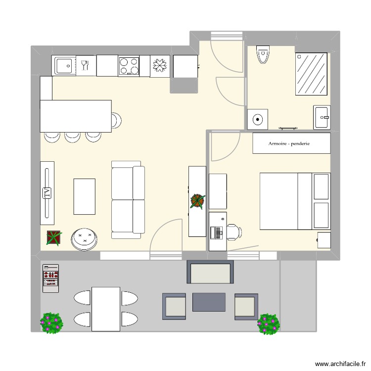 Appartement F2 lot 9 Le Domaine des Sources à Soultzmatt. Plan de 0 pièce et 0 m2 Appartement F2 lot 9 Le Domaine des Sources à Soultzmatt. Plan de 0 pièce et 0 m2