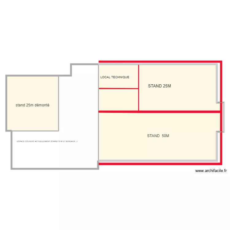 STAND DE TIR. Plan de STAND DE TIR. Plan de