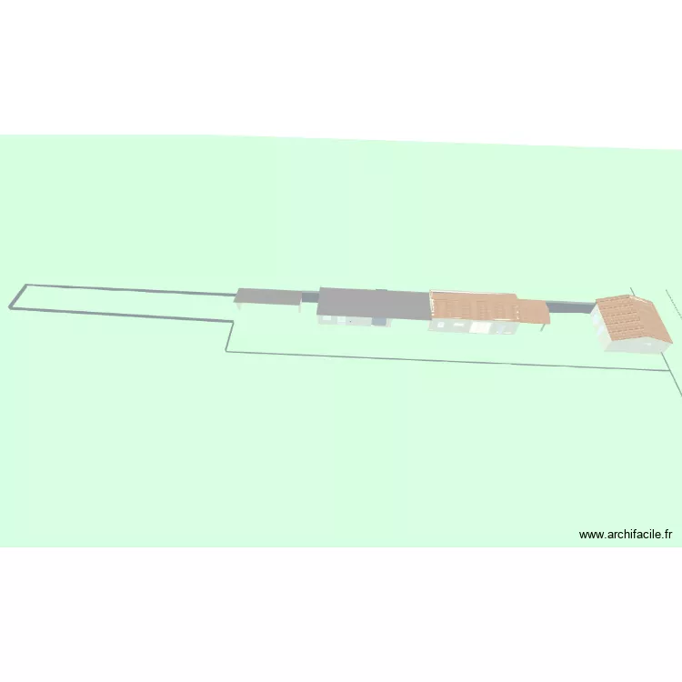 PLAN Fa&ccedil;ades 2.4.1 avec int&eacute;rieur. Plan de 