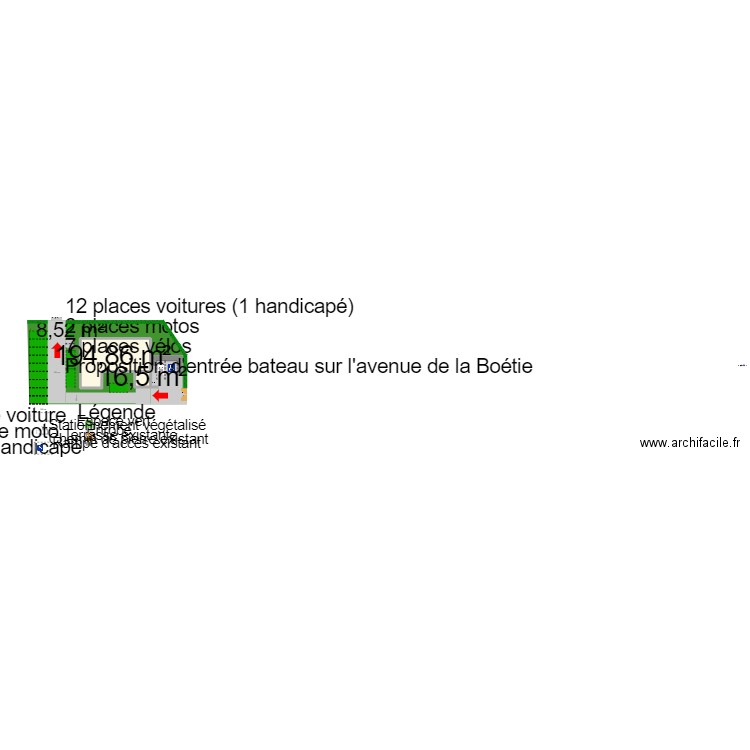 N°1 : 14 PLACES MAISON DE SANTE. Plan de 2 pièces et 211 m2