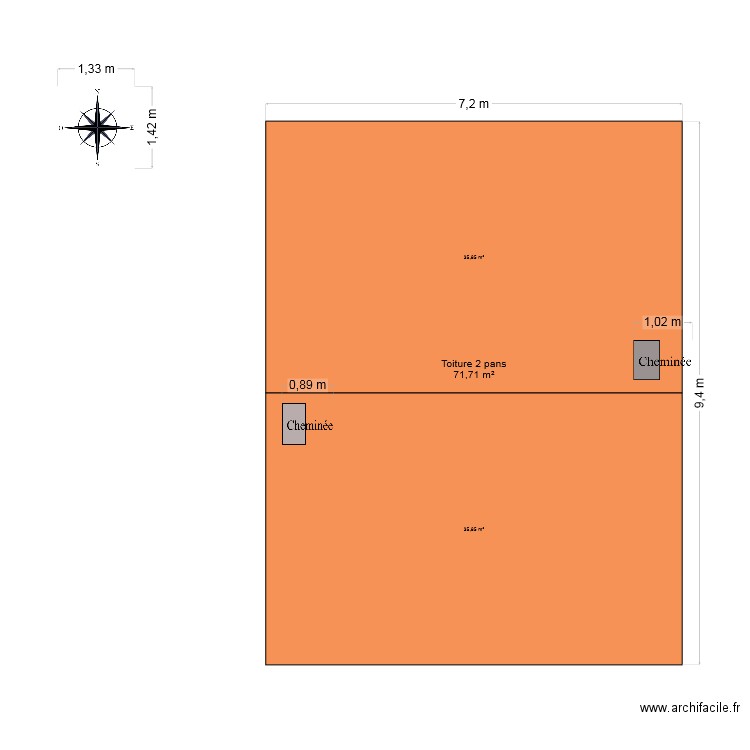 DPC04 Toiture. Plan de 0 pièce et 0 m2