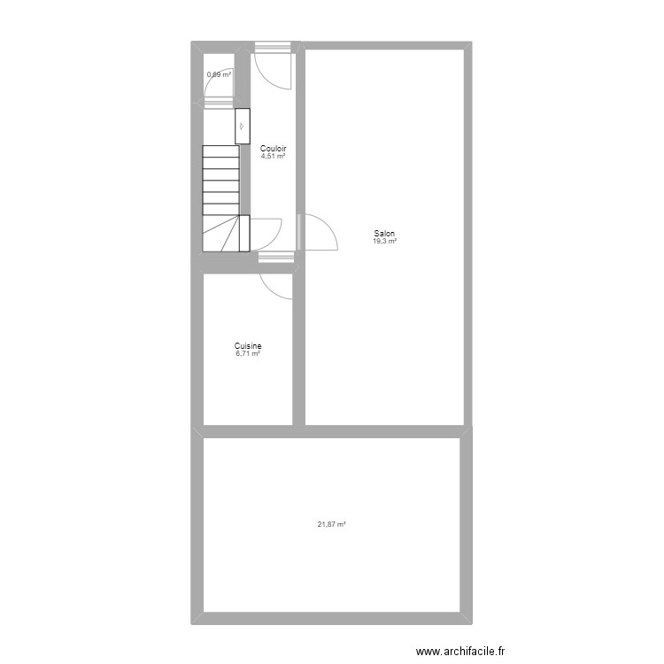 Maison - RDC. Plan de 0 pièce et 0 m2
