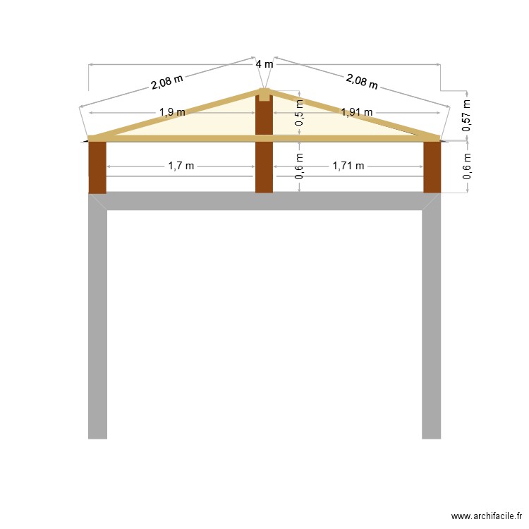 COUPE 2. Plan de 0 pièce et 0 m2