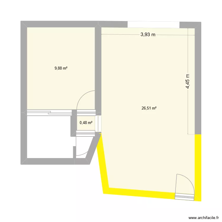 appart guillaume. Plan de 3 et 37 m² appart guillaume. Plan de 3 et 37 m²