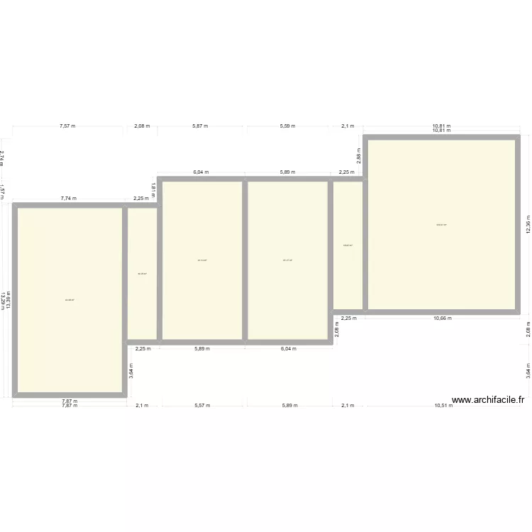 Plan 38 A & B. Plan de 6 Pièces et 373 m² Plan 38 A & B. Plan de 6 Pièces et 373 m²