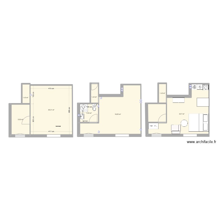 Après travaux2. Plan de 0 pièce et 0 m2