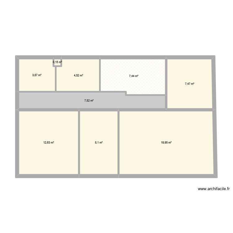 Dautere. Plan de 0 pièce et 0 m2