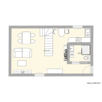 F3 bas escalier droite