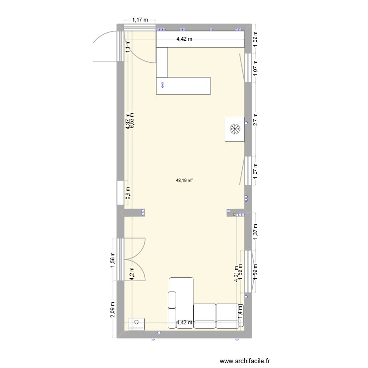 maison. Plan de 0 pièce et 0 m2