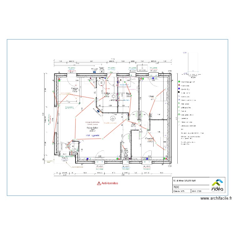 GAUTHIER. Plan de 0 pièce et 0 m2