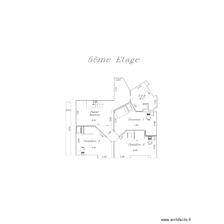 saint car (5). Plan de 0 pièce et 0 m2