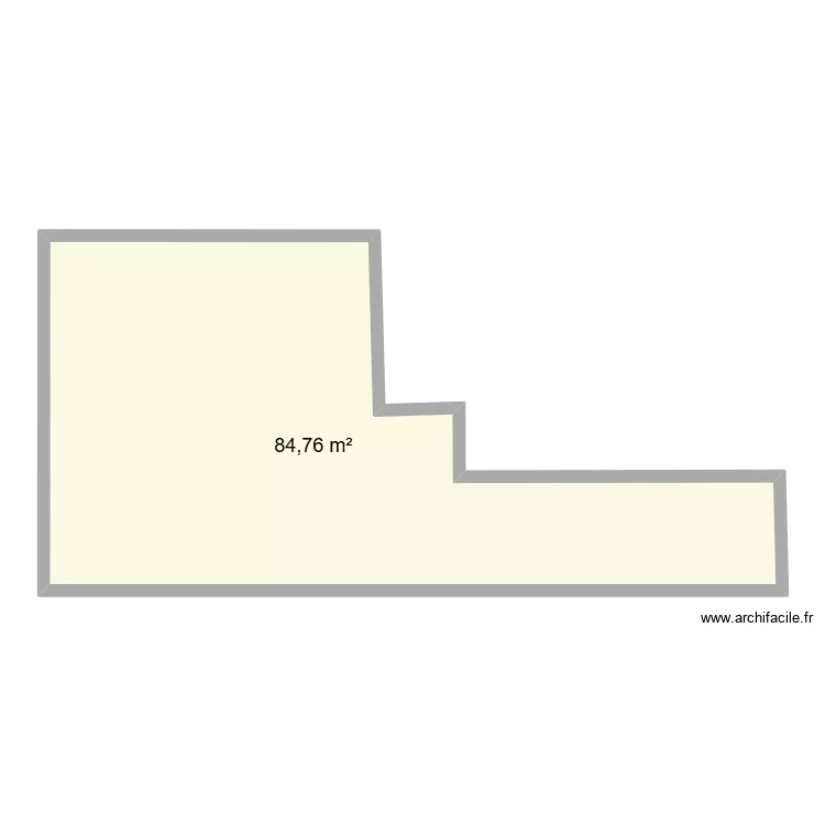 CHAUVIN 1. Plan de 1  et 85 m²