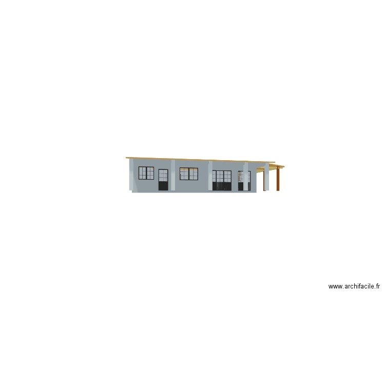 essai 9. Plan de 8 pièces et 110 m2