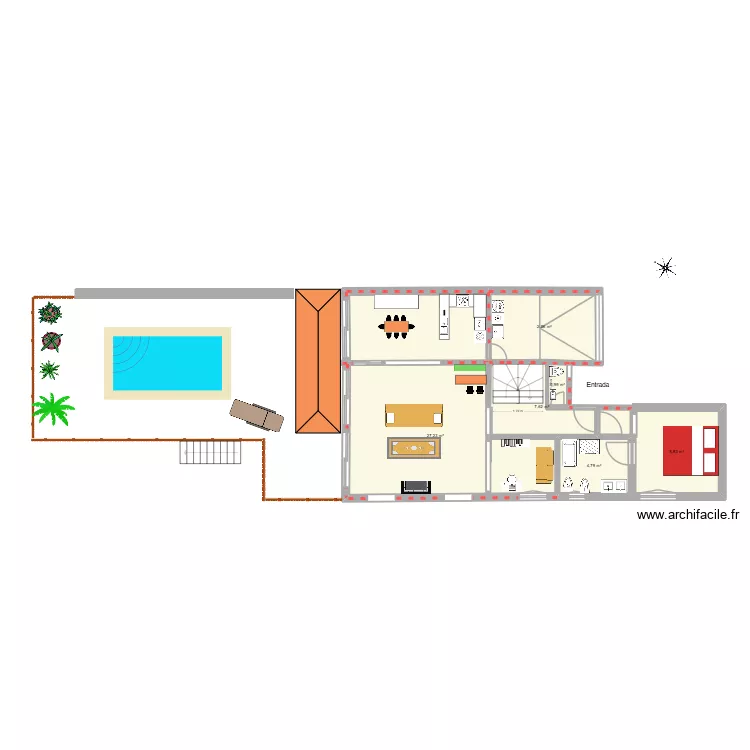 etage Alban. Plan de 