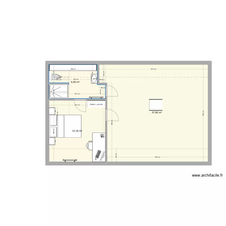 etage. Plan de 