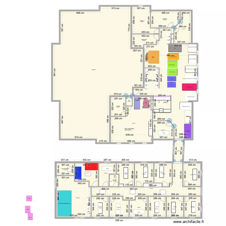 CABINET bis. Plan de 