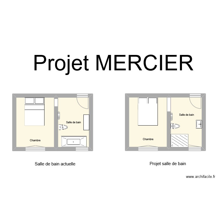 MPA. Plan de 4 pièces et 34 m2