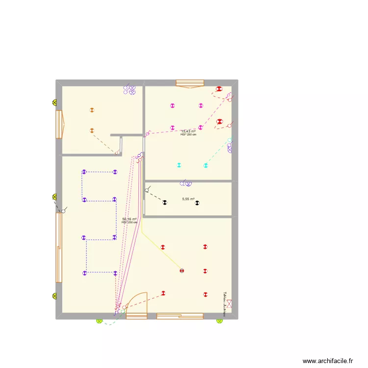 paul Plan Electrique Complet. Plan de 