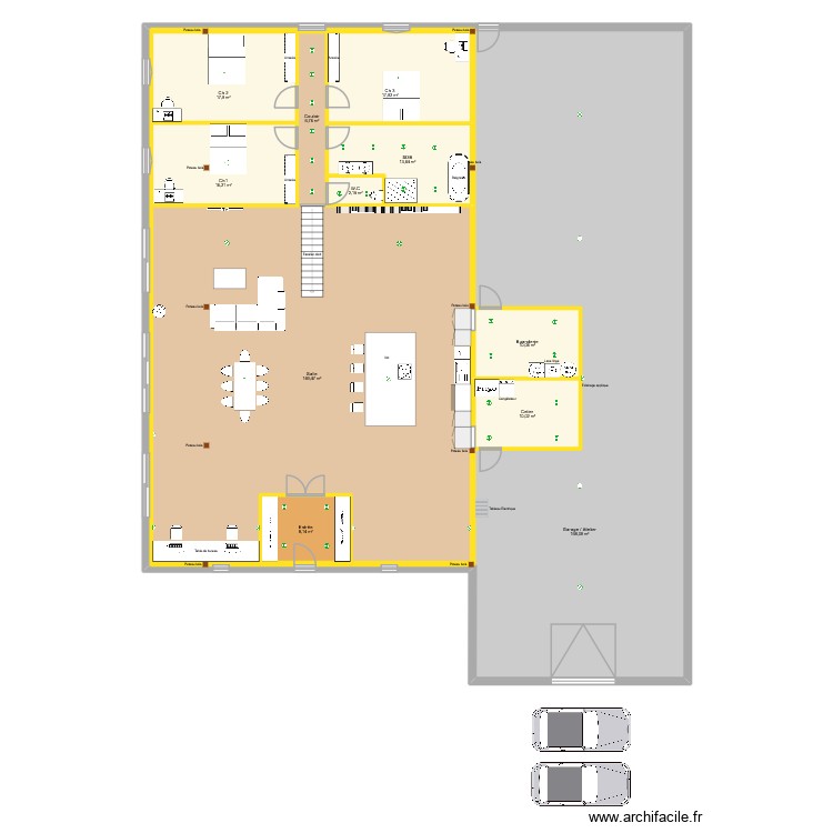 maison 1. Plan de 0 pièce et 0 m2