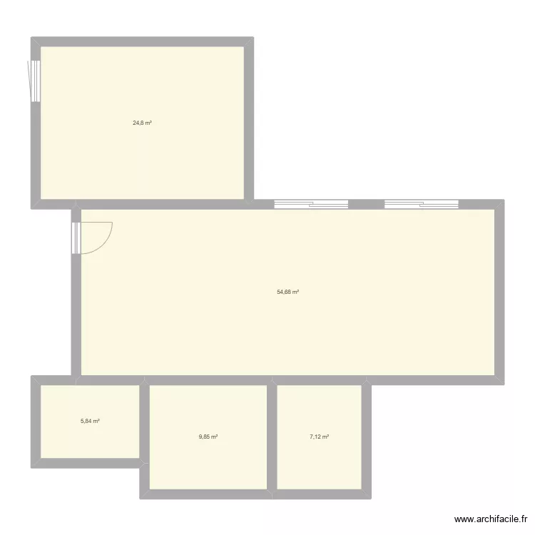 LACOUR. Plan de 