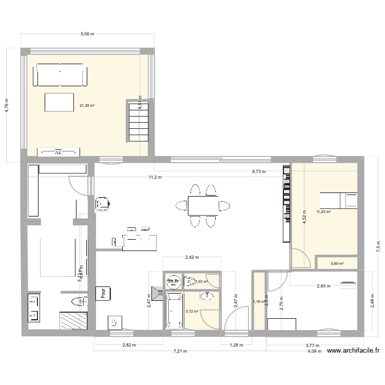 Bossey. Plan de 0 pièce et 0 m2