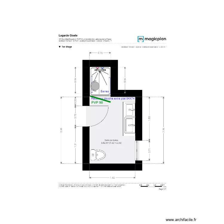 Plan Projet  Mme. Lagarde. Plan de 