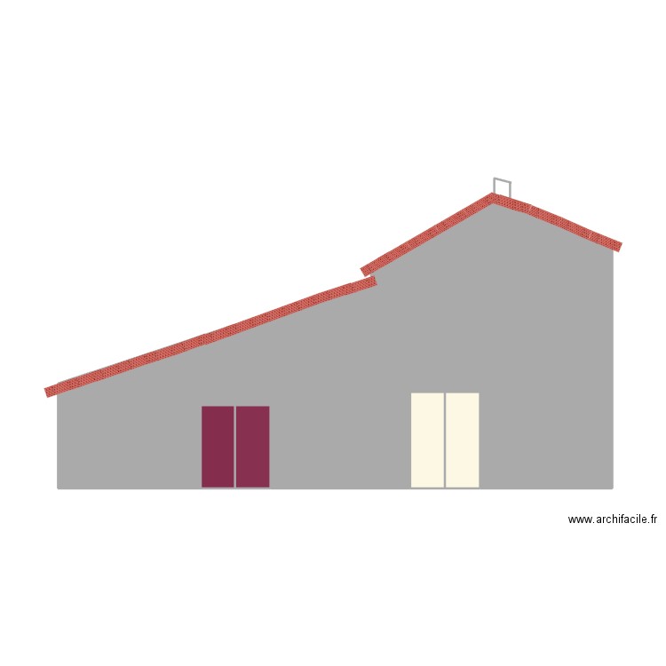 2.3. Plan de 6 pièces et 58 m2