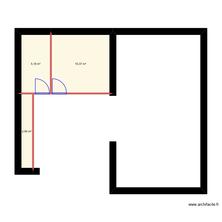 &Eacute;tage maison. Plan de 0 pièce et 0 m2