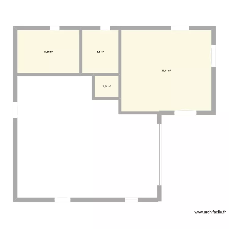 PROJET LE CLOS. Plan de 5  et 173 m²