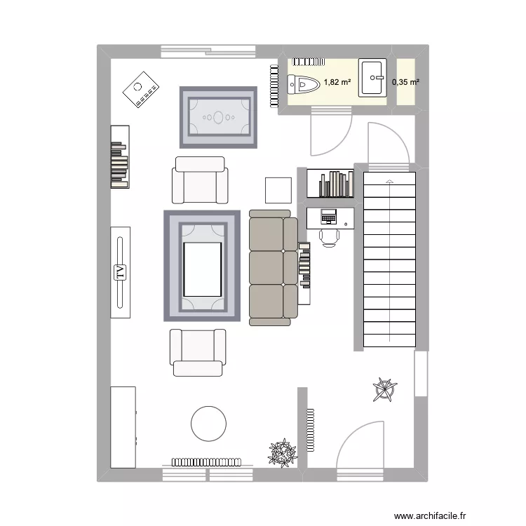 maison2. Plan de 2 Pièces et 2 m² maison2. Plan de 2 Pièces et 2 m²