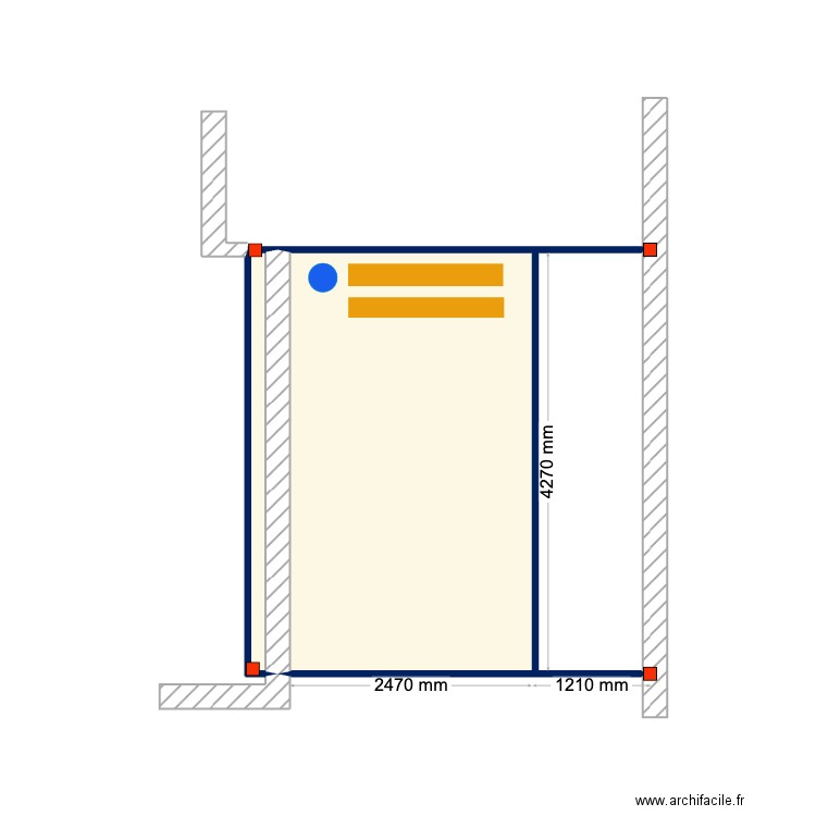 jean paulo louçano. Plan de 3 pièces et 16 m2