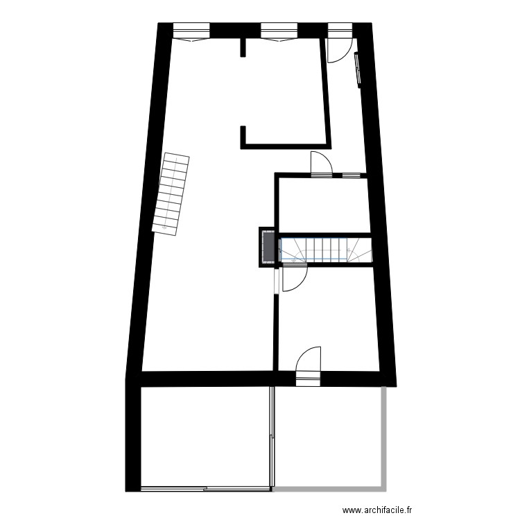 MARTIN bontems. Plan de 14 pièces et 230 m2