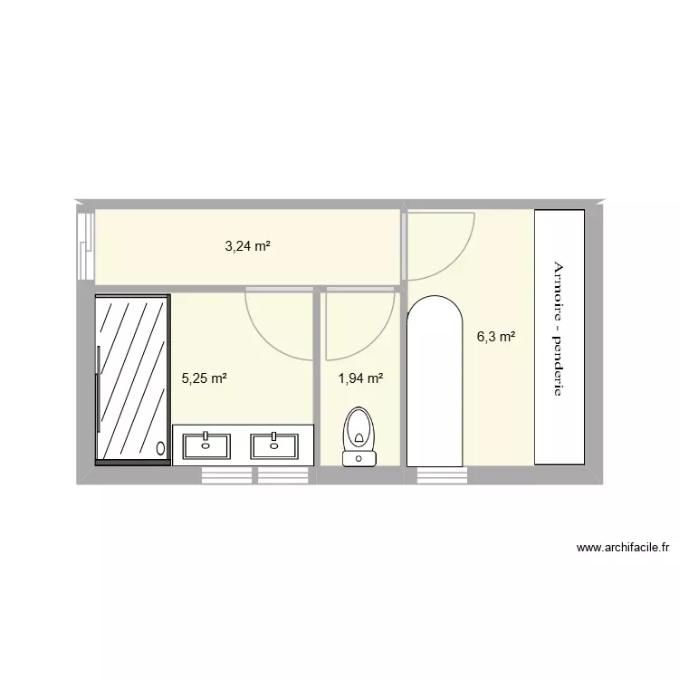 PLAN2. Plan de 4 Pièces et 17 m² PLAN2. Plan de 4 Pièces et 17 m²