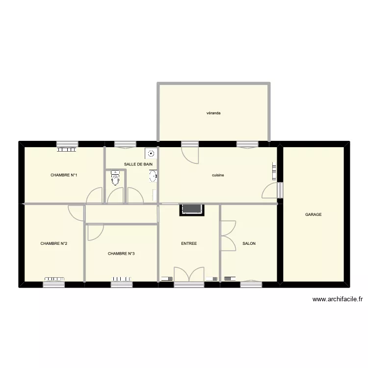 Prieure. Plan de 11 et 105 m² Prieure. Plan de 11 et 105 m²