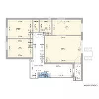 Bussy Plan + cotations murs