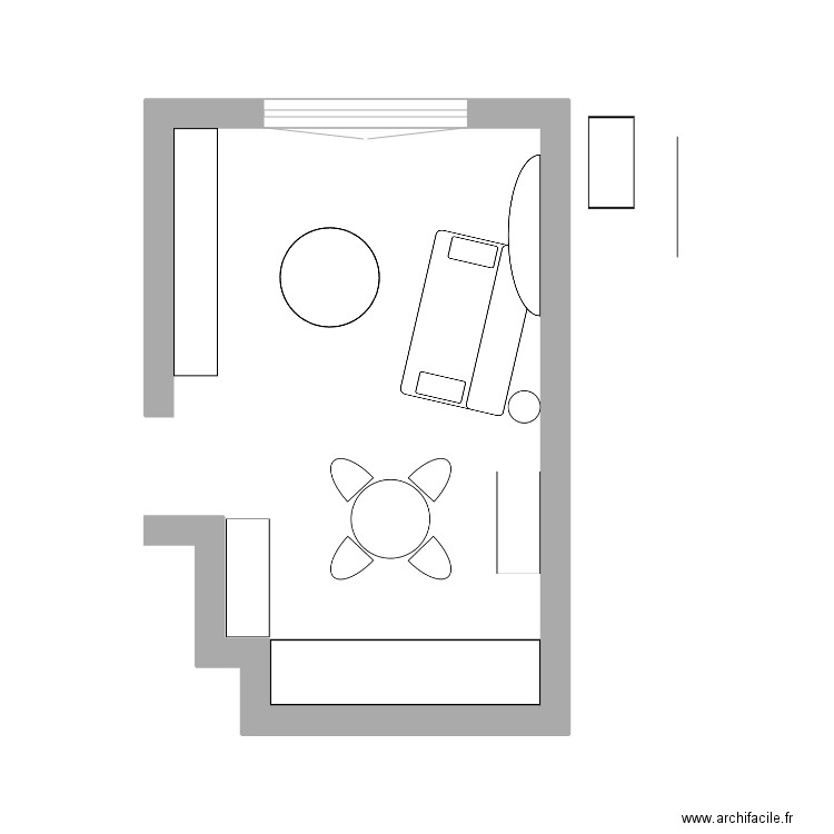 Salon. Plan de 0 pièce et 0 m2