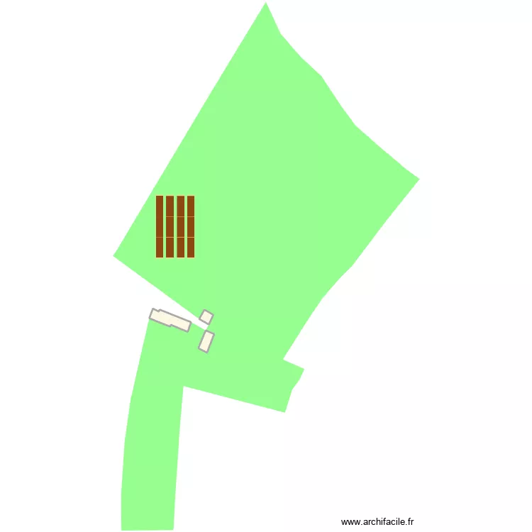 tous terrains Corbon. Plan de 3 pièces et 264 m²