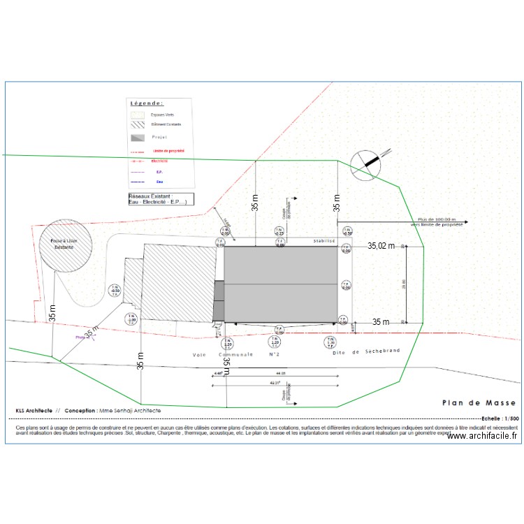 Plan 35 ICPE E Porcs du Plateau. Plan de 0 pièce et 0 m2