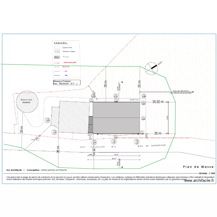 Plan 35 ICPE E Porcs du Plateau. Plan de 
